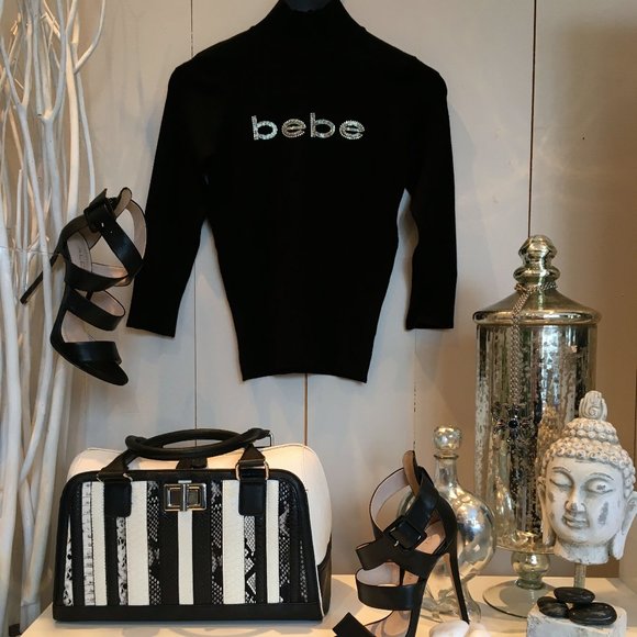 bebe Sweaters - 🖤 BEBE MOCK KNIT